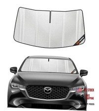 Windshield Sun Shade for Mazda CX5 2017-2025 with CX-5 2017-2025 Ice Silver
