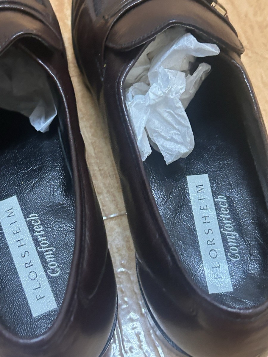 Florsheim Riva Moc Toe Bit Loafer Men\'s Size 10.5 EEE Burgundy Leather NEW $145 Florsheim Riva Moc Toe Bit Loafer Men main image 4