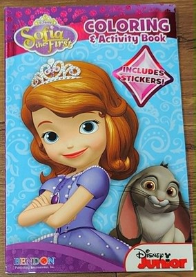 Sofia the First Coloring & Activity Book  8''x5'' 2013 Stickers