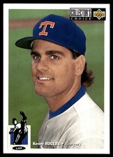Kenny Rogers 1994 Collector's Choice #242 Rangers MLB READ FREE SHIPPING