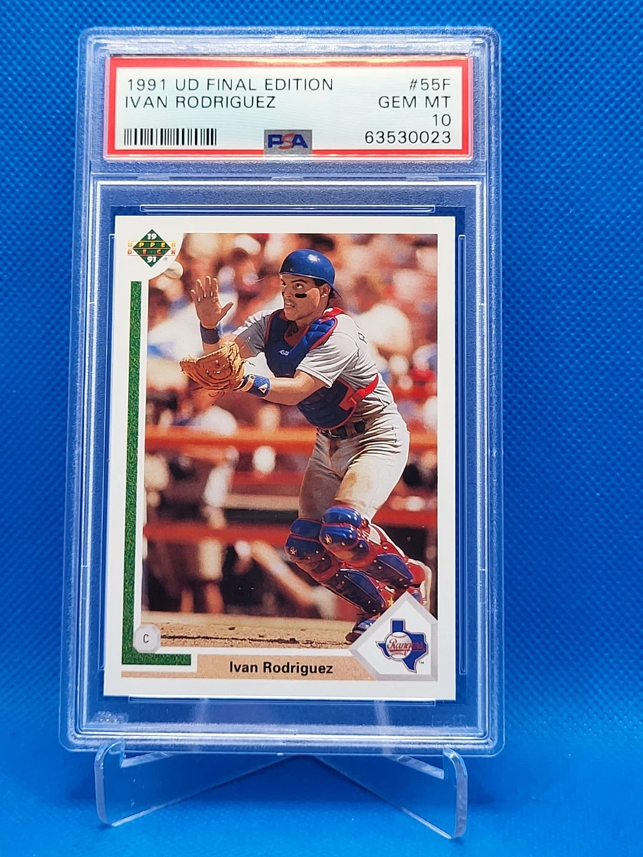 Ivan Rodriguez 10 Graded Baseball Sports Trading Cards