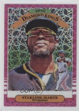 2019 Donruss Optic Diamond Kings Pink Velocity Prizm /199 Starling Marte #24 7dw