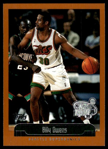 1999 Topps Tipoff Billy Owens #87 card