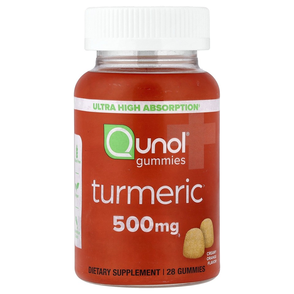 Turmeric Gummies, Creamy Orange, 28 Gummies (250 mg per Gummy)