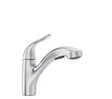 Moen 87557 Brecklyn Chrome One-Handle Kitchen Faucet