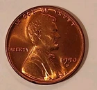 1950 D Lincoln Wheat Cent Uncirculated Penny US Coin