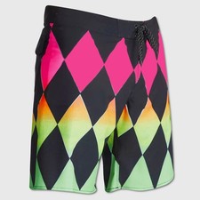 Billabong Sundays Airlite Board Shorts - NWT Mens 34 Black / Multi - 44229-D2