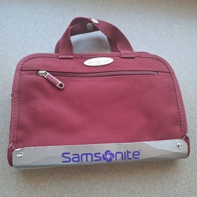 Samsonite Travel Toiletry Carry Bag Organizer Samsonite Logo New Unused Pockets