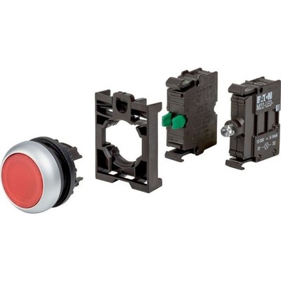 Eaton Leuchtdrucktaster M22-DL-R-K10LED-BVP Drucktaster 110932