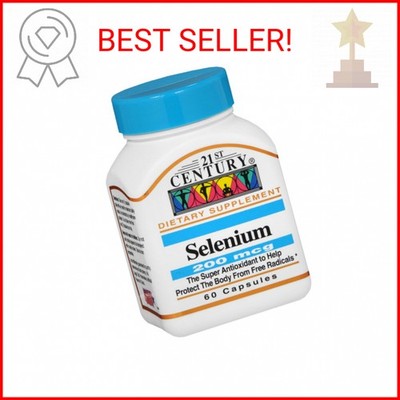 21st Century Selenium, 200 mcg, 60 Capsules