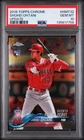 2018 Topps Chrome Update Shohei Ohtani Rookie #HMT32 PSA 10