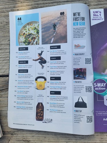 #3 Runner's World Magazine (UK) - Feb Mar Apr + Calendar 2025 - Picture 6 of 8