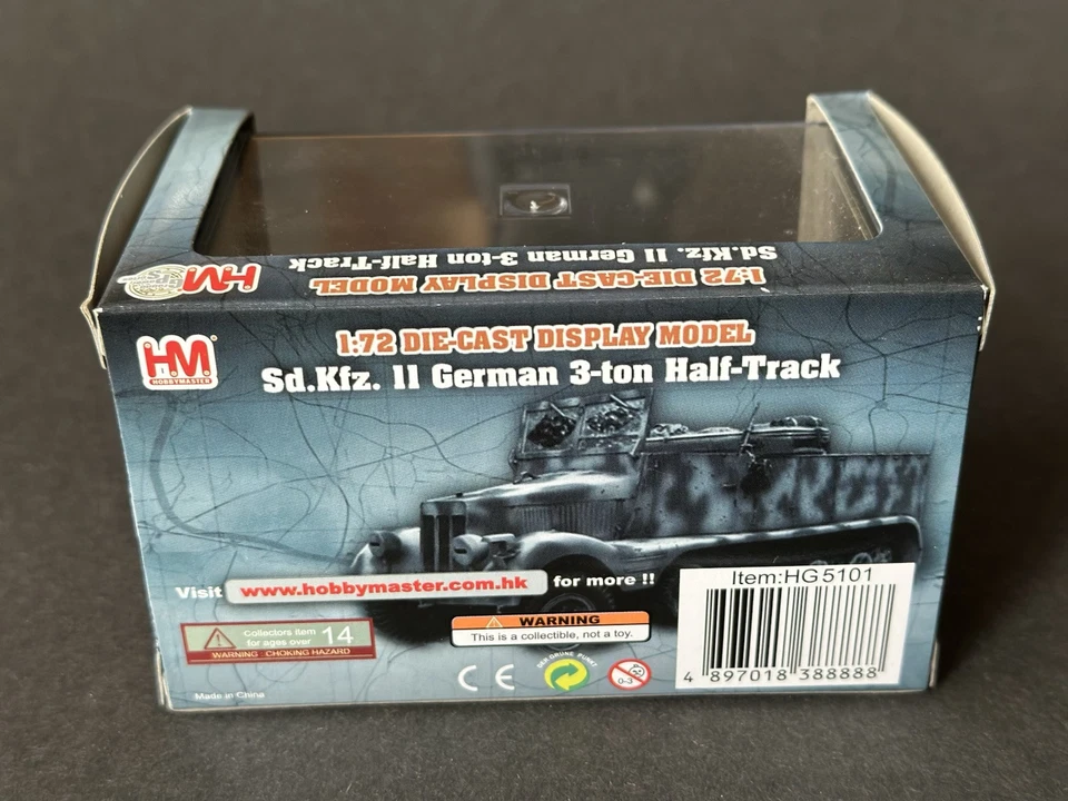 Hobby Master 1:72 Sd.Kfz. 11 German 3-ton Half-Track HG5101 WWII Poland 1939 - Image 3 of 4