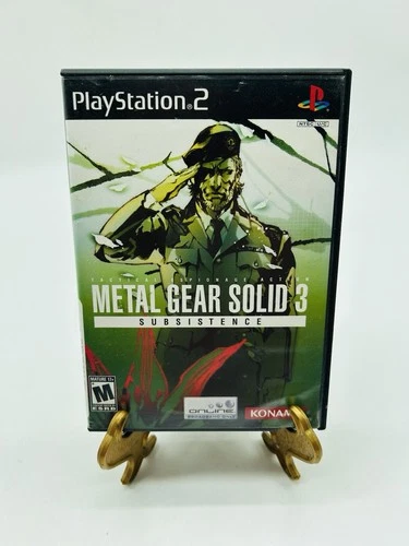 Metal Gear Solid 3 Subsistence - Sony Playstation 2 PS2 CIB - Konami Black Label