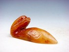 Old Nephrite Jade Carved Sculpture Dragon Head Shaped Blessing Ru-Yi #08232003 — photo 3
