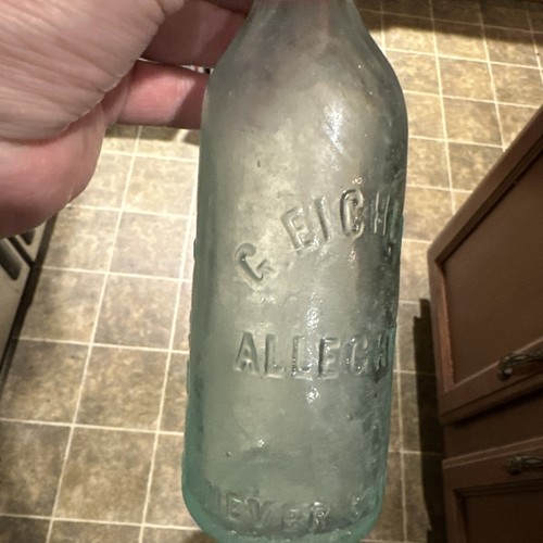 Keystone Bottling House Hutchinson Soda Bottle G. Eichler Allegheny Pennsylvania - Picture 6 of 16