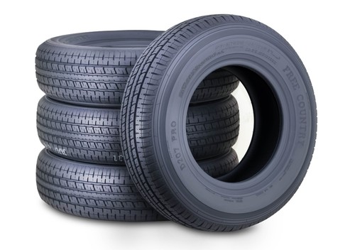 4 Trailer Tires ST205/75R14 Premium FREE COUNTRY 8ply Load Range D w/Scuff Guard