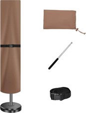 Patio Umbrella Cover 420D Waterproof Rectangular Umbrella Cover Fits 6 9Ft