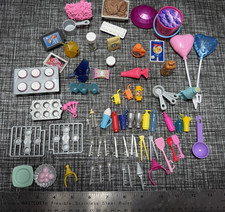 Barbie Kitchen Accessories - cups, silverware, mugs ect