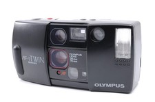 Olympus AF-1 Twin 35mm Film Camera Flash Not Working Tested From From Japan