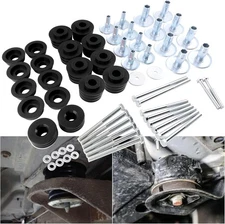 KF04060BK Body Mount Bushing Compatible with Ford F250 F350 2008-2016 Black 