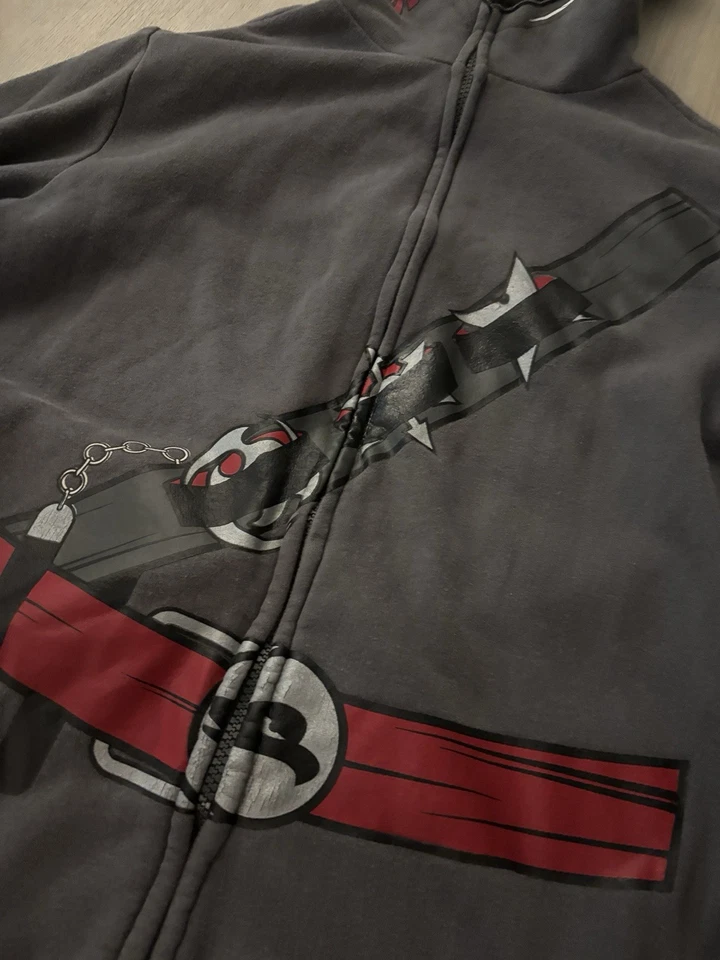 Chaqueta con Capucha Ninja Samurai Tony Hawk Estilo Patinador Cremallera Completa Niños XL Foto 2 de 3