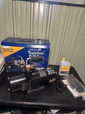 Yellow Jacket 93760 SuperEvac Plus II Vacuum Pump (Missing Glass On Indicator)
