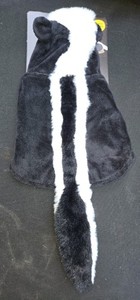 Thrills & Chills Halloween Skunk Small Animal Costume Guinea Pig Rabbit NEW