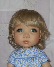 Monique JESSICA Doll Wig SIZE 10/11 BLONDE Short Hair W/Curls Bangs NWT