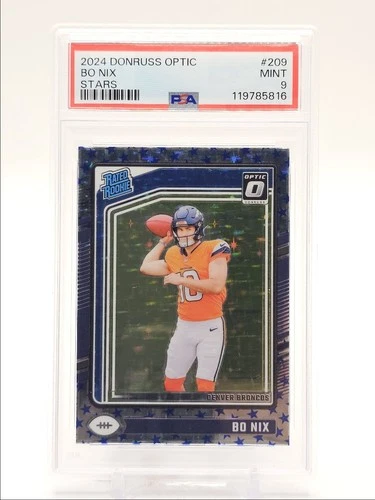 BO NIX 2024 DONRUSS OPTIC RATED ROOKIE STARS PRIZM #209 A RC PSA 9 Q0004