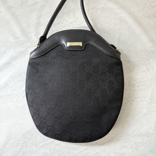 Gucci Gg Canvas Schultertasche rund schwarz m2_0706 - Bild 2 von 12