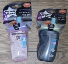 Tommee Tippee 10oz Toddler Sportee Sippy Bottle 12m  Spill Proof - 2 Pack