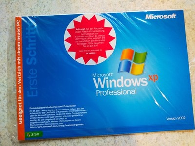 Microsoft Windows XP Professional mit Produkt Key - SP 2 - original verp. - Neu
