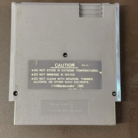 WWF Wrestlemania NES Nintendo ovale SOQ REV-A 1989