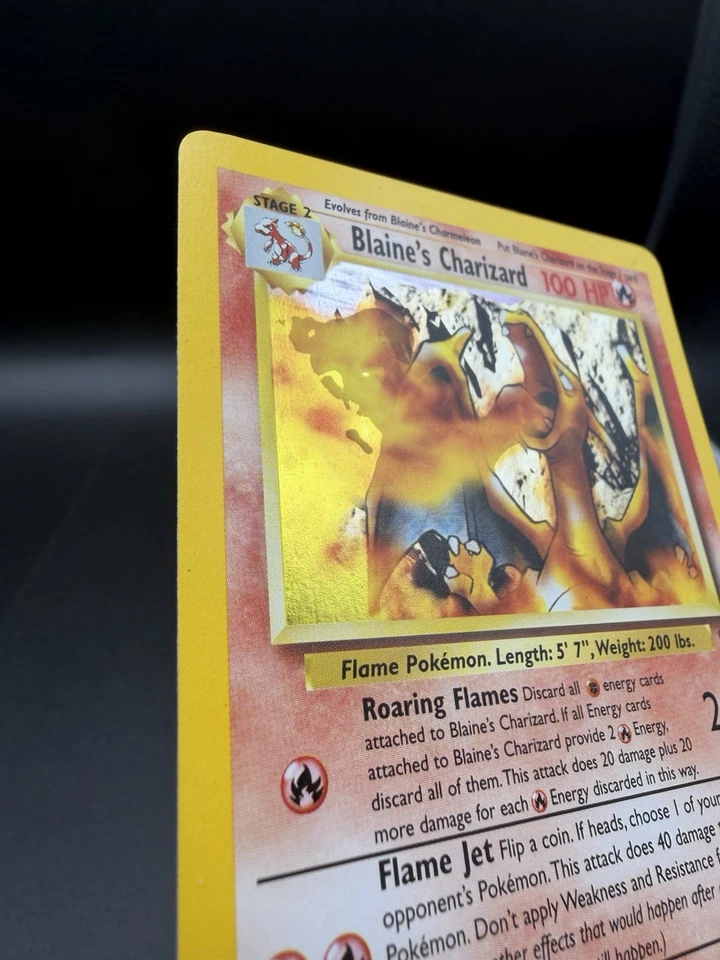 Pokémon TCG Blaine's Charizard 2/132 Gym Challenge 2000 Holo Rare Card - Image 2 of 4