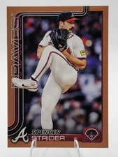 2025 Topps Series 2 - Spencer Strider #579 Gold /2025 Braves