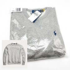  NEW Men POLO RALPH LAUREN The RL Fleece Sweatshirt GREY 710766772004   