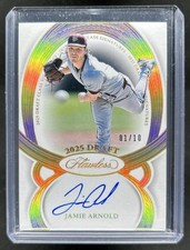 2025 Panini Flawless Jamie Arnold Draft Class Signatures Gold Auto #/10