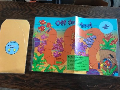 Off to School rhyming  mailbox  teacher game resources kindergarten