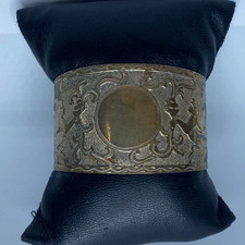 Silver stamped 900 bracelet? napkin holder? 30.6 grams