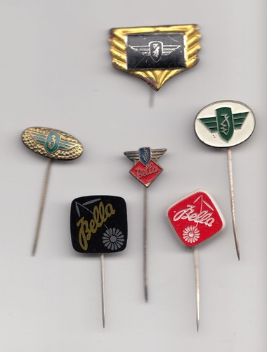 Vintage Zündapp Bella Scooter Moped Motorcycle pin badges 1960s Logo