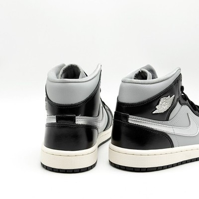 Size 8.5 - Air Jordan 1 SE Mid Black Chrome W for sale online | eBay