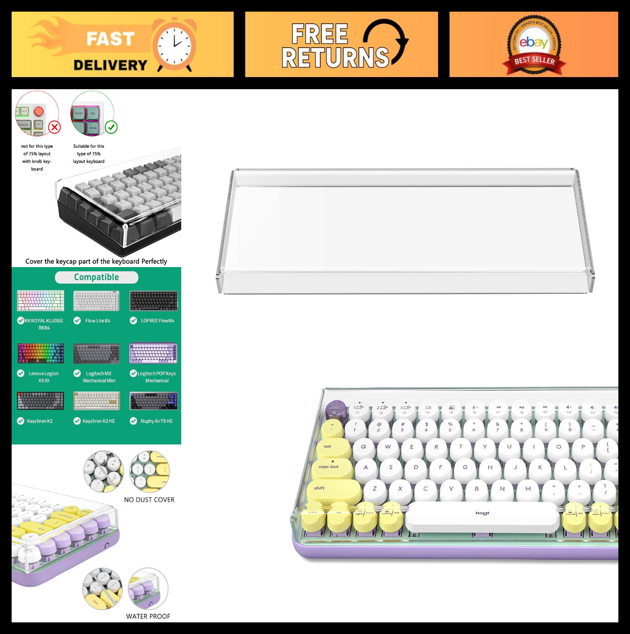 - Fits Logitech Mx,