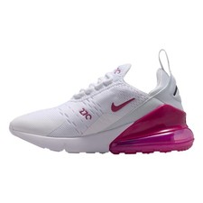 Nike Air Max 270 Big Kids' Shoes Size 3.5Y White Black Sweet Beet 943345-124