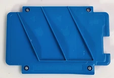 Hot Wheels Criss Cross Crash Race Track Replacement Blue Battery Cover Part