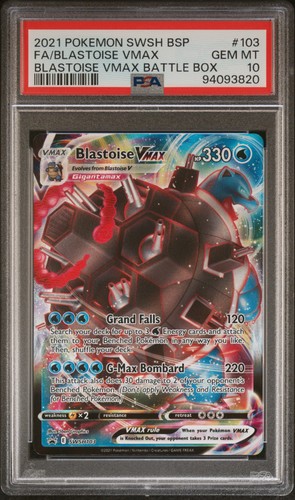 Blastoise VMAX graded PSA 10 for sale on eBay