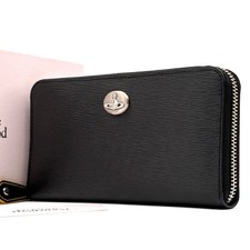 Nearly Vivienne Westwood Vivienne Westwood Orb Epi Leather Long Wallet with Box