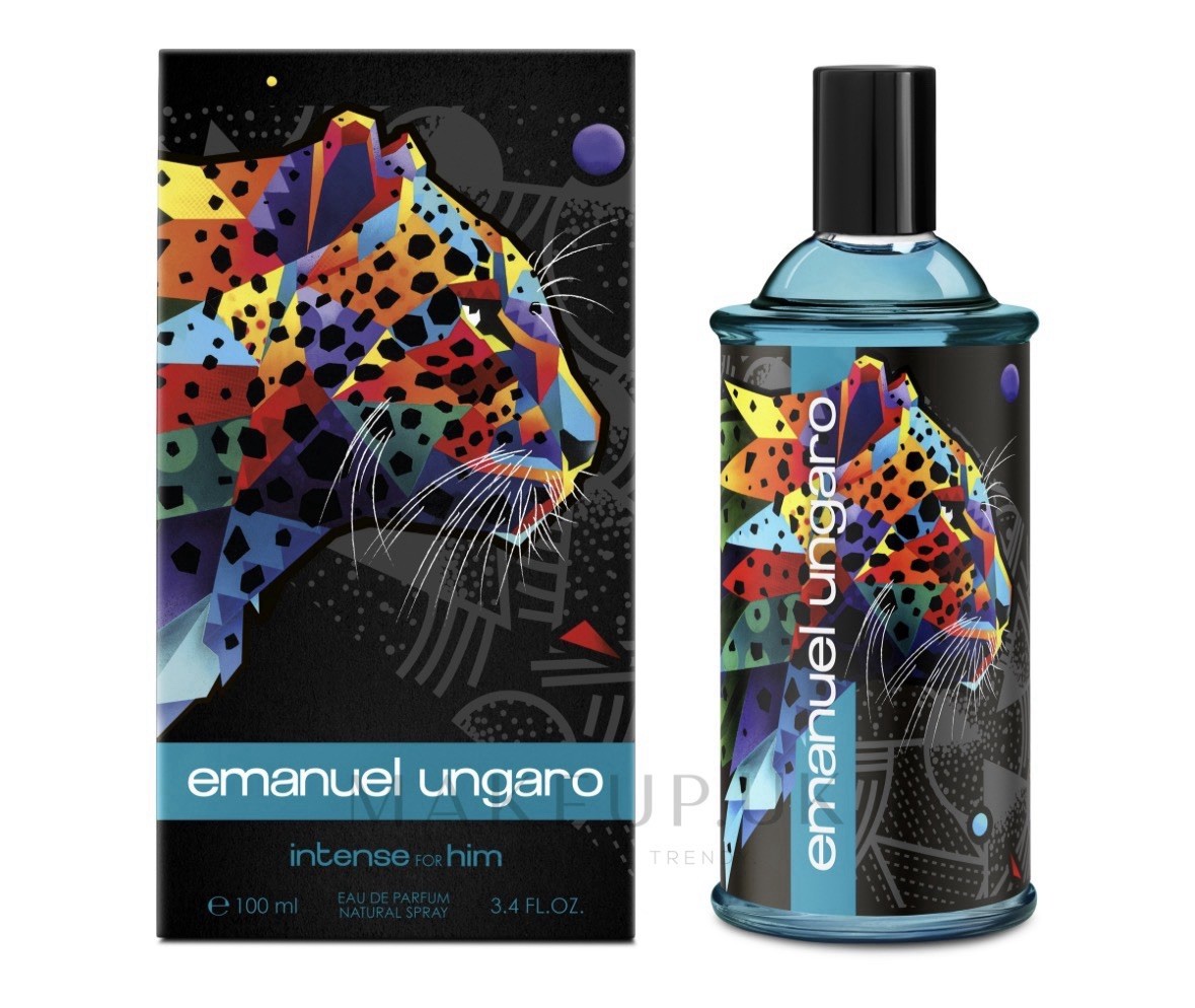 EMANUEL UNGARO INTENSE FOR HIM  NATURAL SPRAY  EDP 100ML  NEW & SEALED