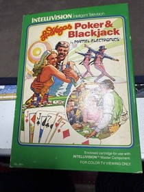 Vintage Intellivision II Console & 11 Games With Box And Joysticks!! Working!