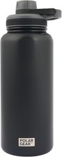 Polar Gear 1L Stainless Steel Vacuum Insulated Water Bottle with Dust Cover